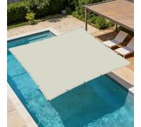 Voile d'ombrage Carré 2.5 x 4.5 m D'Ombrages UV Protection Bâche Dombrages Multi Couleur Taille Toiles Pourjardin, Terrasse, Balcon, Extérieur, Blanc cassé