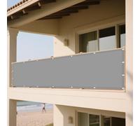 Voile d'ombrage Carré 7 x 8 m Résistant à l'eau Voile de Paresoleil Multi Couleur Taille Toiles pour en Plein Air, Jardin Terrasse, Gris Clair