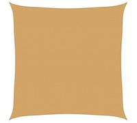 Voile d'ombrage carré - vidaxl - 4x4 m - Sable - 90% protection UV - Perméable au vent et à l'eau
