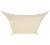 Voile d'Ombrage - Carrée - 5 X 5 M - Couleur : Crème