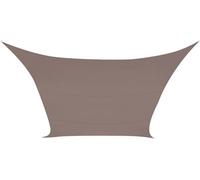 Voile d'Ombrage - Carrée - 5 X 5 M - Couleur : Taupe