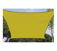 Voile d'ombrage carrée PROVENCE OUTILLAGE - Vert anis - 3,6 x 3,6 m - Tissu aéré hydrofuge - Protection anti-UV