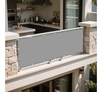Voile d'ombrage Étanche 2.5 x 4 m avec Protection UV Filet Ombrages Multi Couleur Taille Toiles pour en Plein Air, Jardin Terrasse, Gris Clair