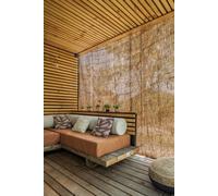 Voile d'ombrage extérieur rectangulaire en coco L.3 x l.2 m