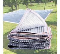 Voile d'ombrage extérieure Aluminet, auvent, abri, Filet réfléchissant en Feuille d'aluminium, pergola(2X6M(6.6X19.7FT))