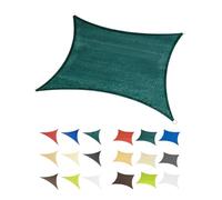 Voile d'ombrage extérieure, Toile épaisse tissée serrée for Jardin terrasse Cour(Dark Green,Rectangle:2x3m)