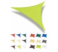 Voile d'ombrage extérieure, Toile épaisse tissée serrée for Jardin terrasse Cour(Grass Green,Triangle:5x5x5m)
