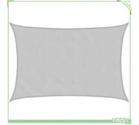 Voile d'ombrage - FAFEICY - 4000552 - 6 x 4 m - Gris clair - 100% polyester oxford anti-UV/étanche