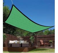 Voile d'ombrage Filet 2x4m Vert - Anti-poussière - PE - Résistante aux UV - 2 ans de garantie