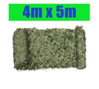 Voile d'ombrage - Filet de Camouflage - 4m x 5m - désert numérique, camouflage marin, camouflage tout vert, vert VOILE D'OMBRAGE