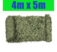 Voile d'ombrage - Filet de Camouflage - 4m x 5m - Oxford - Anti UV - Protection Furtive