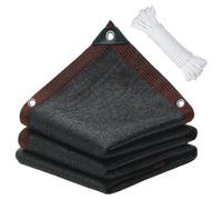 Voile d'ombrage - Filet d'ombrage - 3 x 3 m - Avec œillets d'attache - Protection UV pour jardin et terrasse