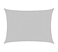 Voile d'ombrage gris clair 7x5 m 100% polyester oxford