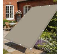 Voile d'ombrage Imperméable 140 x 700 cm 98% UV Protection PES Résistant à l'eau Rectangulaire Protection Solaire Durable Imperméable Toile Ombrage pour Patio Jardin, Kaki