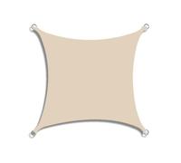Voile d'ombrage imperméable anti-UV pour jardin, terrasse, balcon, pera, couleur crème, 3x, idéal pour les fêtes et événements
