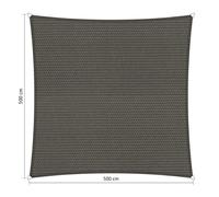 Voile d'ombrage imperméable - Carrée - 5 x 5 m - Shadow Comfort