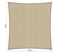 Voile d'ombrage imperméable - Carrée - 5 x 5 m - Shadow Comfort