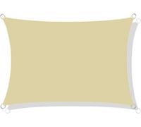Voile d'ombrage imperméable Codura 4x3 m beige