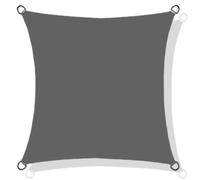 Voile d'ombrage imperméable en nylon 3x3 m gris
