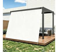 Voile d'ombrage Imperméable Rectangulaire 160X250cm/1.6x2.5m Voiles Ombrages de Jardin, Protection UV,95% Filet d'ombrage Extérieur pour terrasse, Balcon, Brise-Vue Blanc