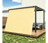 Voile d'ombrage Imperméable Rectangulaire 200X250cm/2x2.5m Voiles Ombrages de Jardin, Protection UV,95% Filet d'ombrage Extérieur pour terrasse, Balcon, Brise-Vue Light Yellow
