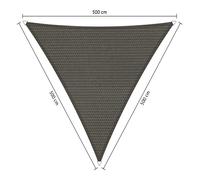 Voile d'ombrage imperméable - Triangle - 5 x 5 x 5 m - Shadow Comfort