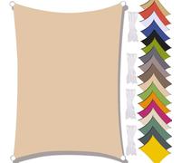 Voile d'ombrage imperméable UV 95 % 2,5 x 2,5 m - Parapluie d'extérieur pour piscine, jardin, terrasse, camping, protection solaire, pare-soleil pour la détente et les loisirs.