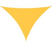 Voile d'ombrage jaune 7 x 5 x 5 m 100 % polyester Oxford