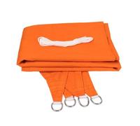 Voile d'ombrage - KARAT - Orange - 3,6 x 3,6 x 5,1 m - Protection anti-UV 90% - Résistante aux intempéries