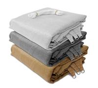 Voile d'ombrage - KARAT - Rectangulaire 3x3m - Protection UV 90% - Tissu HDPE - Gris
