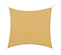 Voile d'ombrage - Outsunny - rectangulaire 3x3 m polyéthylène haute densité protection UV - PE - sable