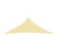 Voile D'ombrage Parasol En Pehd Triangulaire 3,6 X 3,6 X 3,6 M Beige Helloshop26 02_0008593 Multicolore