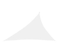 Voile D'ombrage Parasol Tissu Oxford Triangulaire 3 X 4 X 5 M Blanc Helloshop26 02_0009844 Multicolore