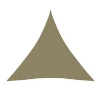 Voile D'ombrage Parasol Tissu Oxford Triangulaire 4,5 X 4,5 X 4,5 M Beige Helloshop26 02_0009852 Multicolore