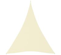 Voile D'ombrage Parasol Tissu Oxford Triangulaire 4 X 5 X 5 M Crème Helloshop26 02_0009890 Multicolore