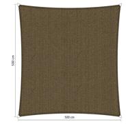 Voile d'ombrage perméable - Carrée - 5 x 5 m - Shadow Comfort