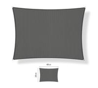 Voile d'ombrage perméable - Rectangle - 2 x 4 m - Shadow Comfort