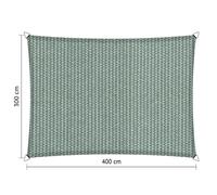 Voile d'ombrage perméable - Rectangle - 3 x 4 m - Shadow Comfort