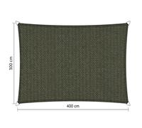 Voile d'ombrage perméable - Rectangle - 3 x 4 m - Shadow Comfort