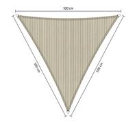 Voile d'ombrage perméable - Triangle - 5 x 5 x 5 m - Shadow Comfort