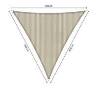 Voile d'ombrage perméable - Triangle - 6 x 6 x 6 m - Shadow Comfort