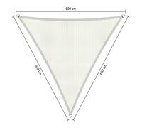 Voile d'ombrage perméable - Triangle - 6 x 6 x 6 m - Shadow Comfort