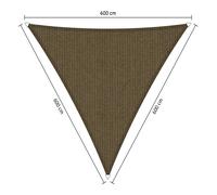 Voile d'ombrage perméable - Triangle - 6 x 6 x 6 m - Shadow Comfort