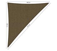 Voile d'ombrage perméable - Triangle 90° - 4 x 4 x 5,7 m - Shadow Comfort