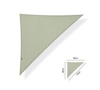Voile d'ombrage perméable - Triangle 90° - 4 x 4 x 5,7 m - Shadow Comfort