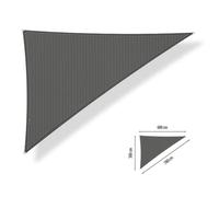 Voile d'ombrage perméable - Triangle 90° - 5 x 6 x 7,8 m - Shadow Comfort