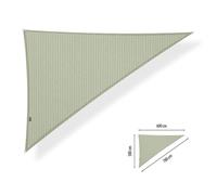 Voile d'ombrage perméable - Triangle 90° - 5 x 6 x 7,8 m - Shadow Comfort