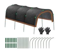 Voile D'ombrage Pour Jardin 2 X 1 M Protection UV Et Anti-Chaleur | Toile d'ombrage pour serre et jardin Pour Fleurs Légumes Intérieur Extérieur Terrasse Jardinière Surélevée Cour Serre
