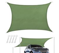 Voile d'ombrage pour Terrasse tissu Oxford résistant à l'abrasion | Voile de Protection Solaire pour carport, pergola, bac à sable , balcon extérieur, camping en plein air, arrière-cour et