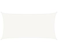 Voile d'ombrage, protection solaire et contre le vent, protection UV, résistant aux intempéries, pour jardin, terrasse, balcon, camping, pergola, carport, usage extérieur, forme rectangulaire, couleur